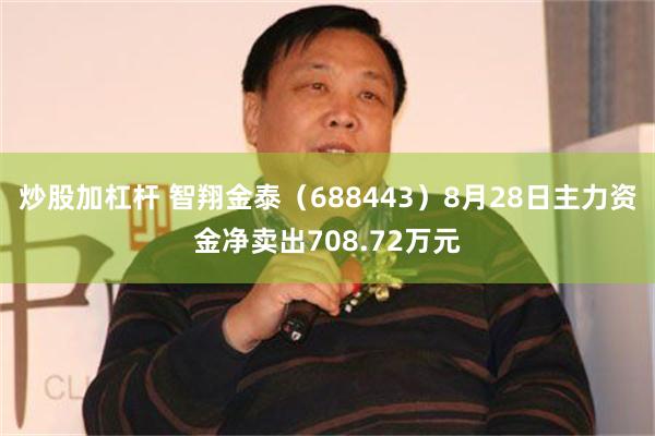 炒股加杠杆 智翔金泰（688443）8月28日主力资金净卖出708.72万元