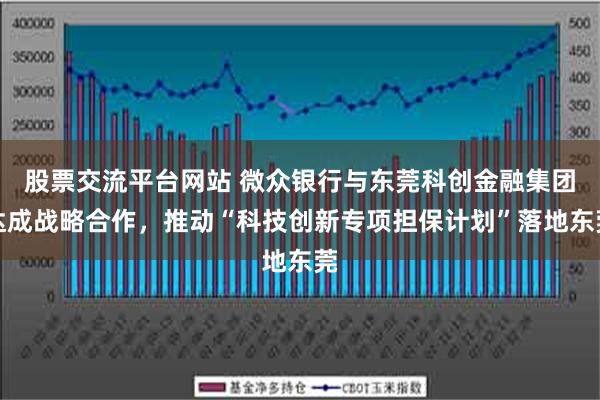 股票交流平台网站 微众银行与东莞科创金融集团达成战略合作，推动“科技创新专项担保计划”落地东莞